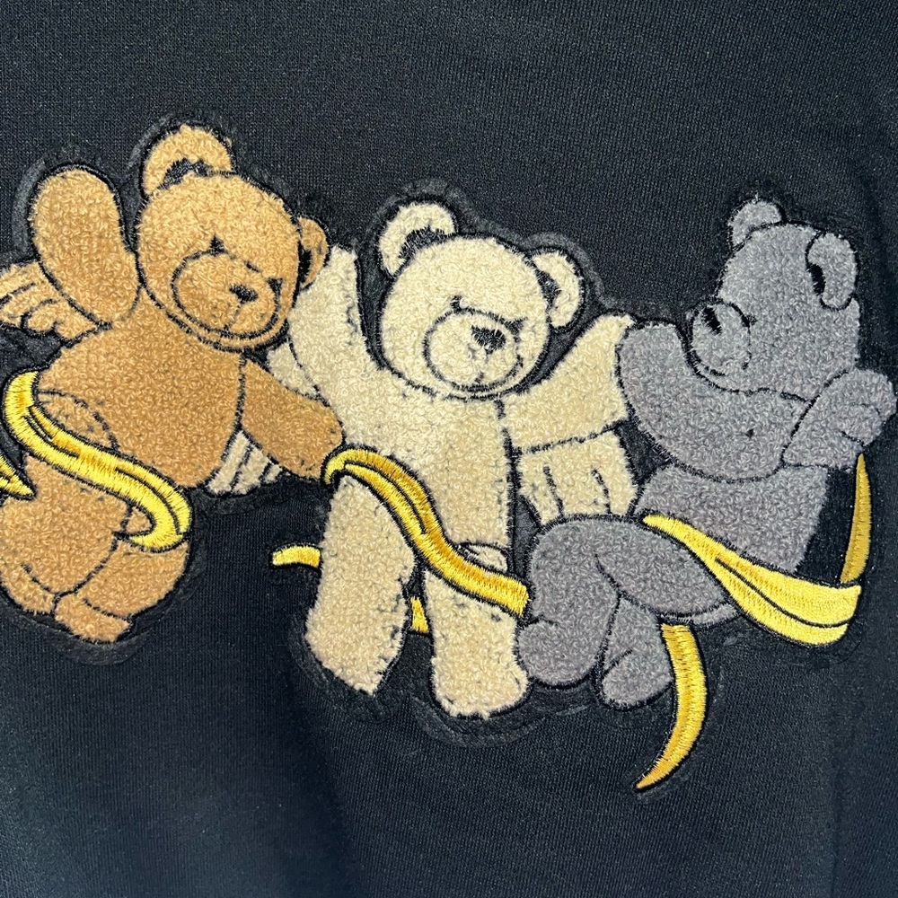 Cropped Shein Curve Black Bears 0XL Hoodie